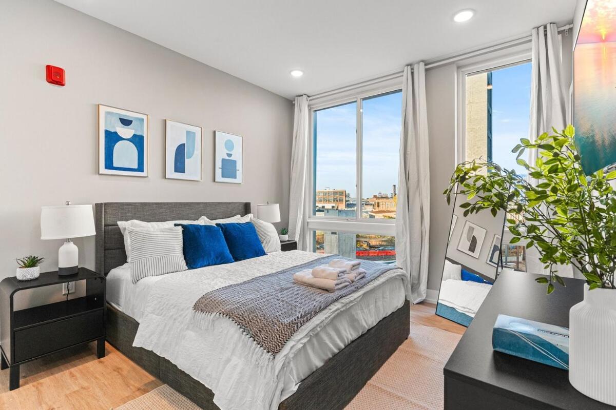 10 Mins To Centercity, Sleeps 6, With Rooftop Views! פילדלפיה מראה חיצוני תמונה